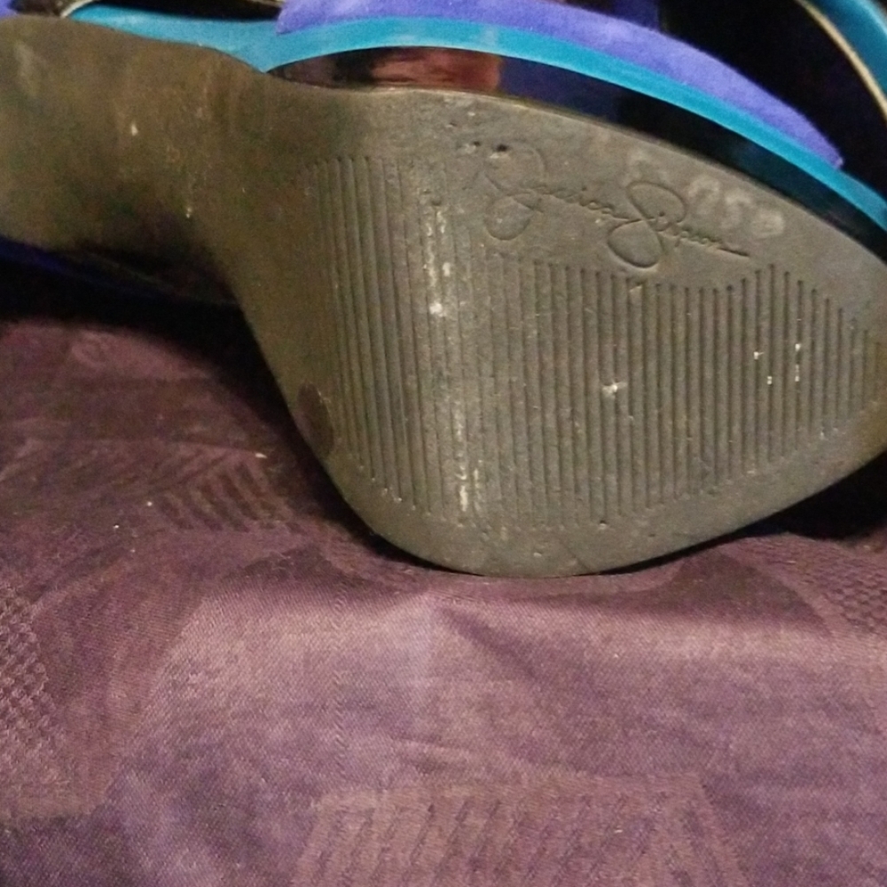 Shoes: Jessica Simpson Color Block Open Toe Heels - image 6